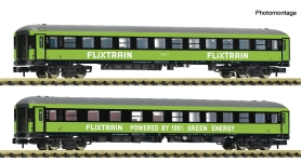 Fleischmann 6260085 - N - 2-tlg. Set Personenwagen, Flixtrain, Ep. VI